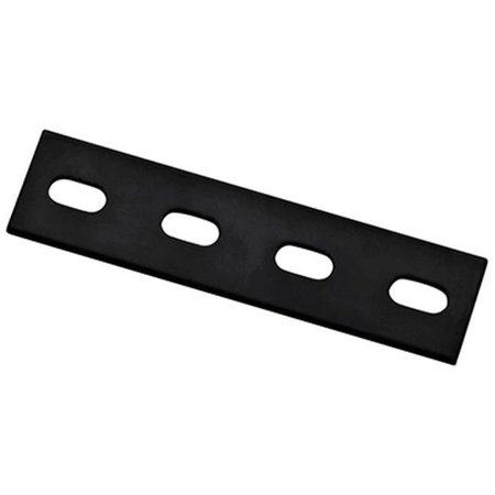 EAT-IN N351-455 6 in. Black Powder Coated Steel Mending Brace EA948678